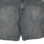 WRANGLER Mens Denim Blue Cargo Shorts L W36 Workwear Cotton Blend