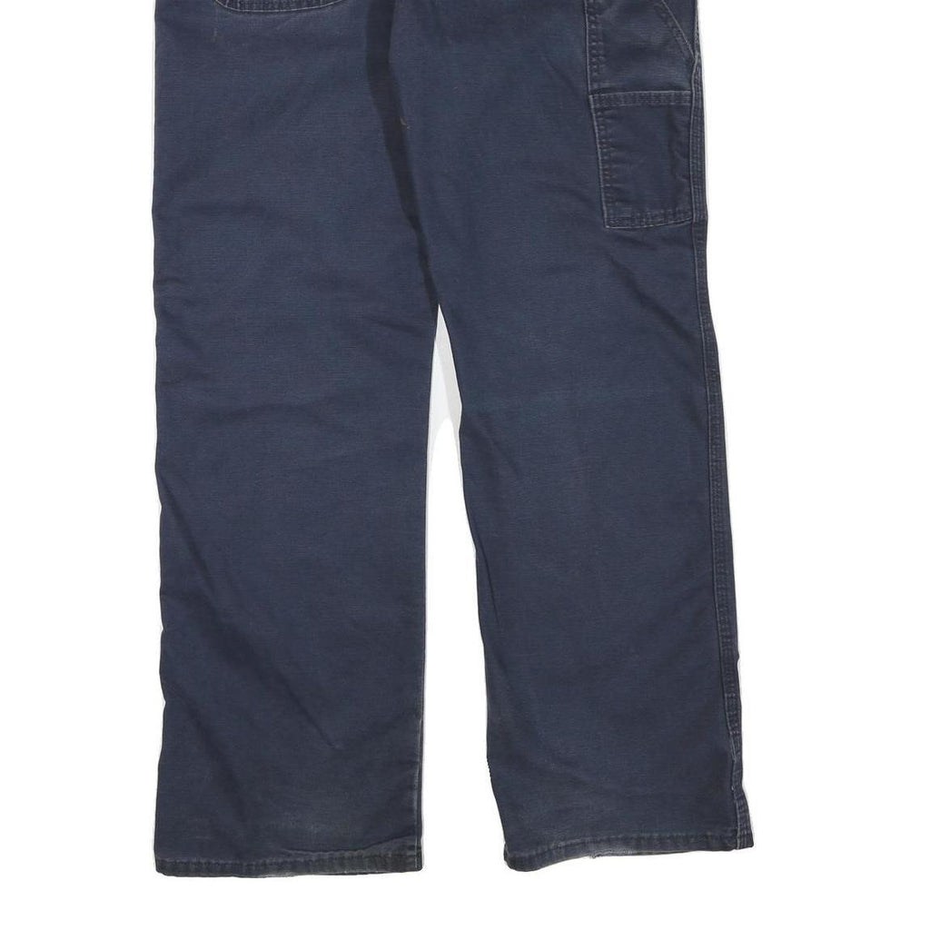 DICKIES Mens Jeans Blue Regular Straight Denim W36 L33 Workwear Durable