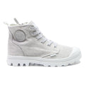PALLADIUM Pampa Hi Womens Canvas Boots White UK 7 Lightweight Durable