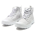 PALLADIUM Pampa Hi Womens Canvas Boots White UK 7 Lightweight Durable