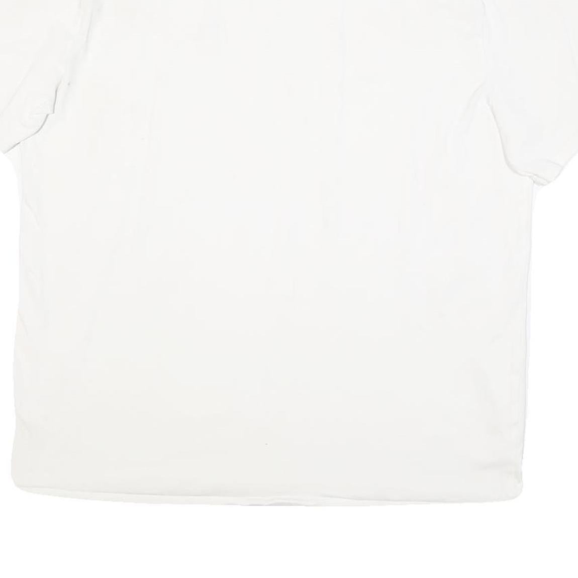 TOMMY HILFIGER Mens White T-Shirt XL Short Sleeve Crew Neck Minimal Logo