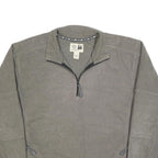 BASS AMERICAN CLASSICS Mens Grey Pullover Plain Crew Neck Basic Knit L Polyester