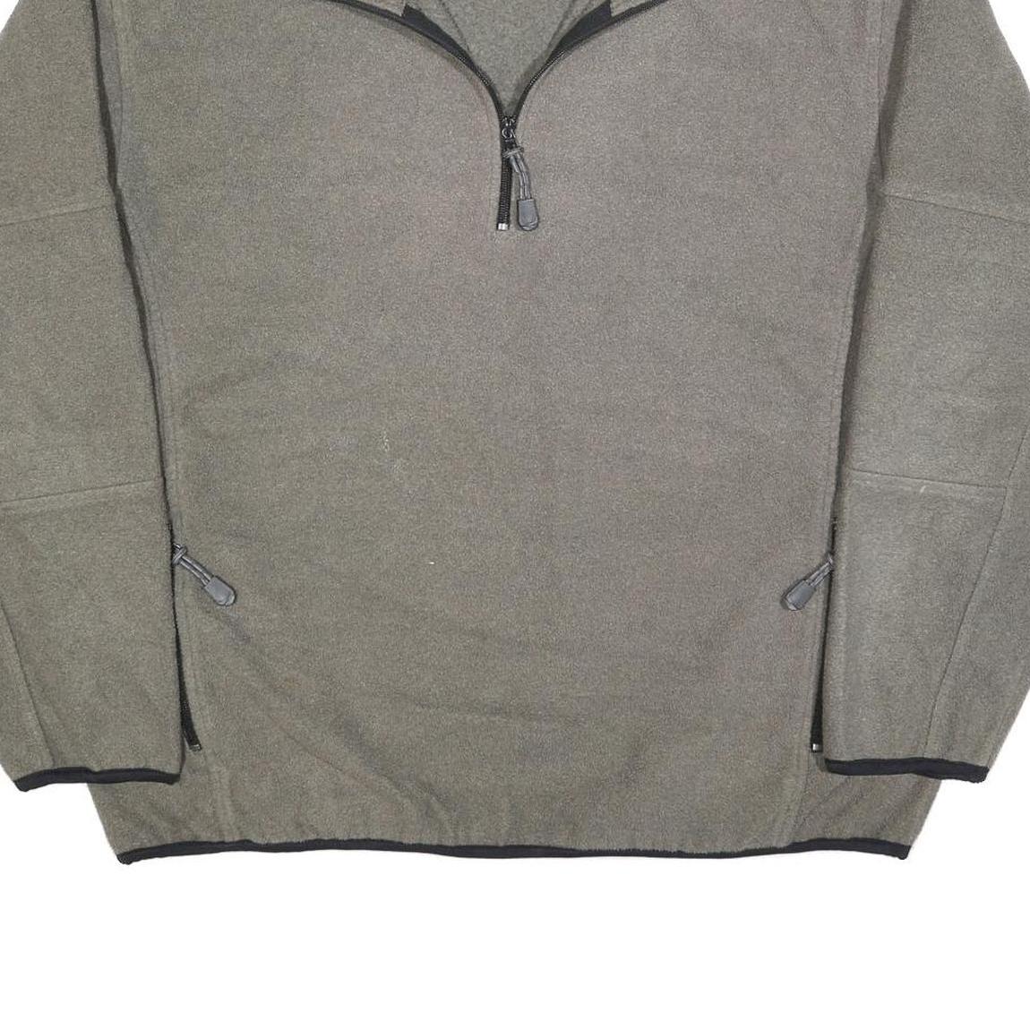 BASS AMERICAN CLASSICS Mens Grey Pullover Plain Crew Neck Basic Knit L Polyester