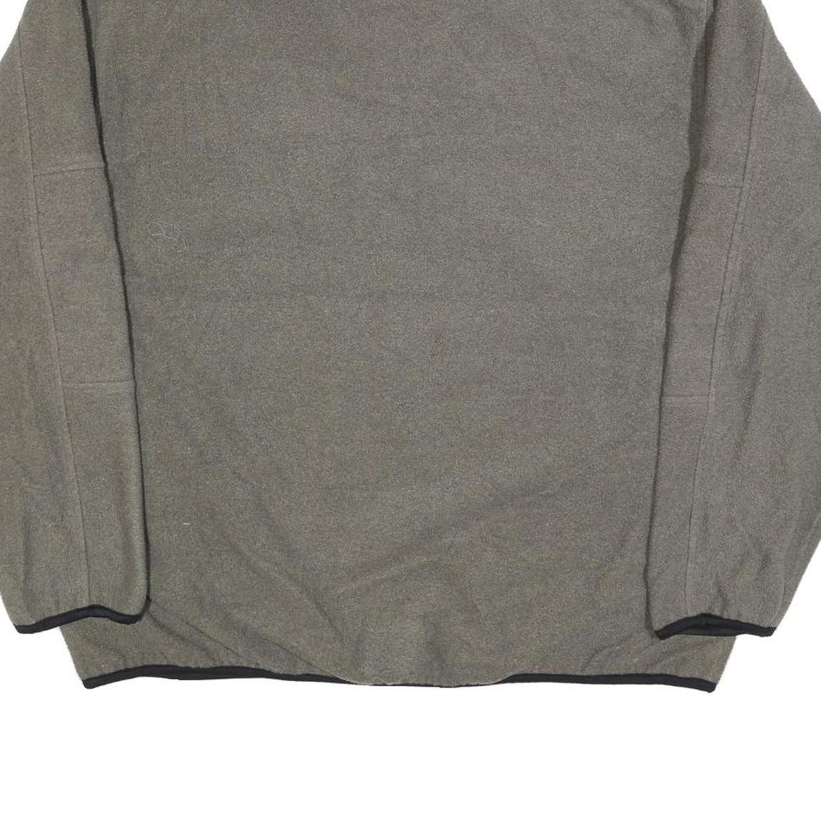 BASS AMERICAN CLASSICS Mens Grey Pullover Plain Crew Neck Basic Knit L Polyester