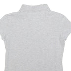 TOMMY HILFIGER Womens Grey Polo Shirt M Ryder Cup Embroidered Logo Classic