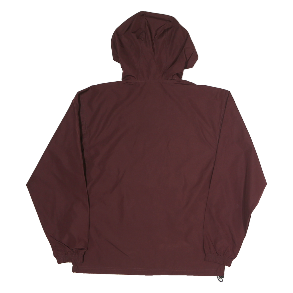 CHAMPION Mens Maroon Pebble Beach Hooded Jacket S Polyester Blend Zip Casual