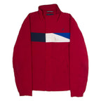 NAUTICA Mens Rain Jacket Red Colourblock S