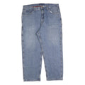 CARHARTT Mens Regular Fit Blue Denim Jeans W38 L28 Workwear Utility Zip Closure