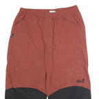 JACK WOLFSKIN 3/4 Length Outdoor Mens Trousers Red Regular Straight W28 L20