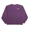 THE NORTH FACE Womens Purple Sweatshirt Crew Neck L Outdoor Casual Sportswear