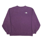 THE NORTH FACE Womens Purple Sweatshirt Crew Neck L Outdoor Casual Sportswear