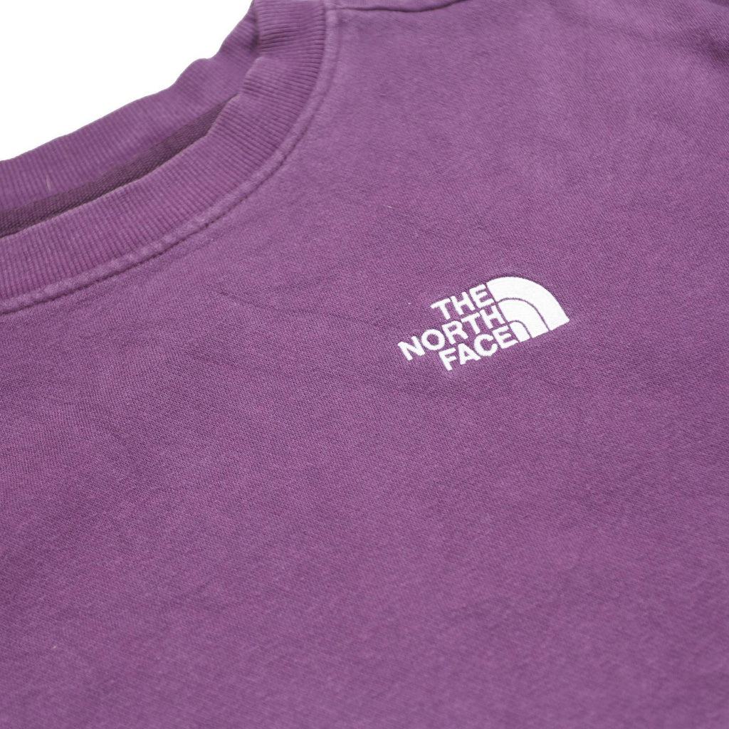 THE NORTH FACE Womens Purple Sweatshirt Crew Neck L Outdoor Casual Sportswear