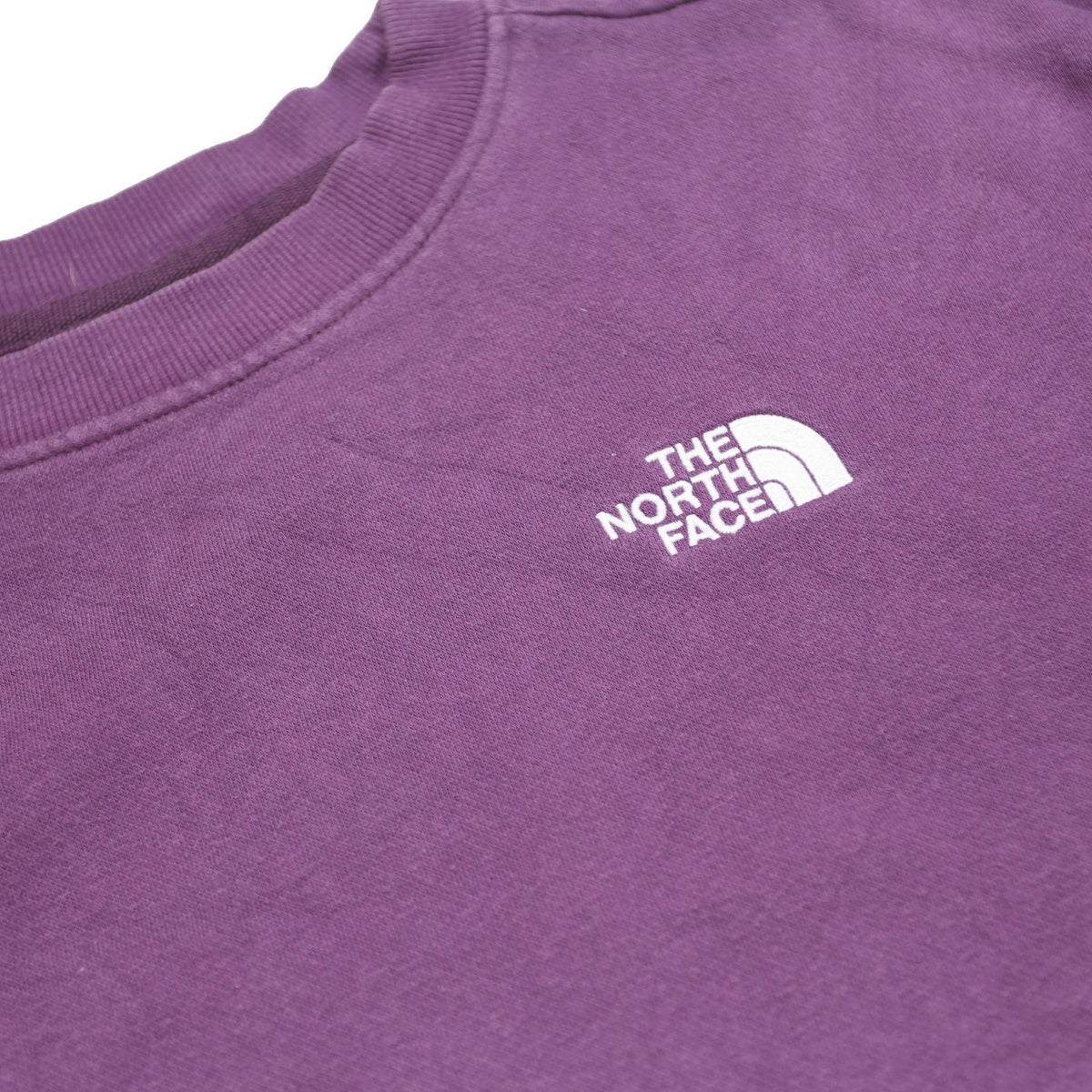 THE NORTH FACE Womens Purple Sweatshirt Crew Neck L Outdoor Casual Sportswear