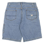 LEVI'S Mens Denim Shorts Light Blue XL W40 Casual Cotton Blend Classic Fit