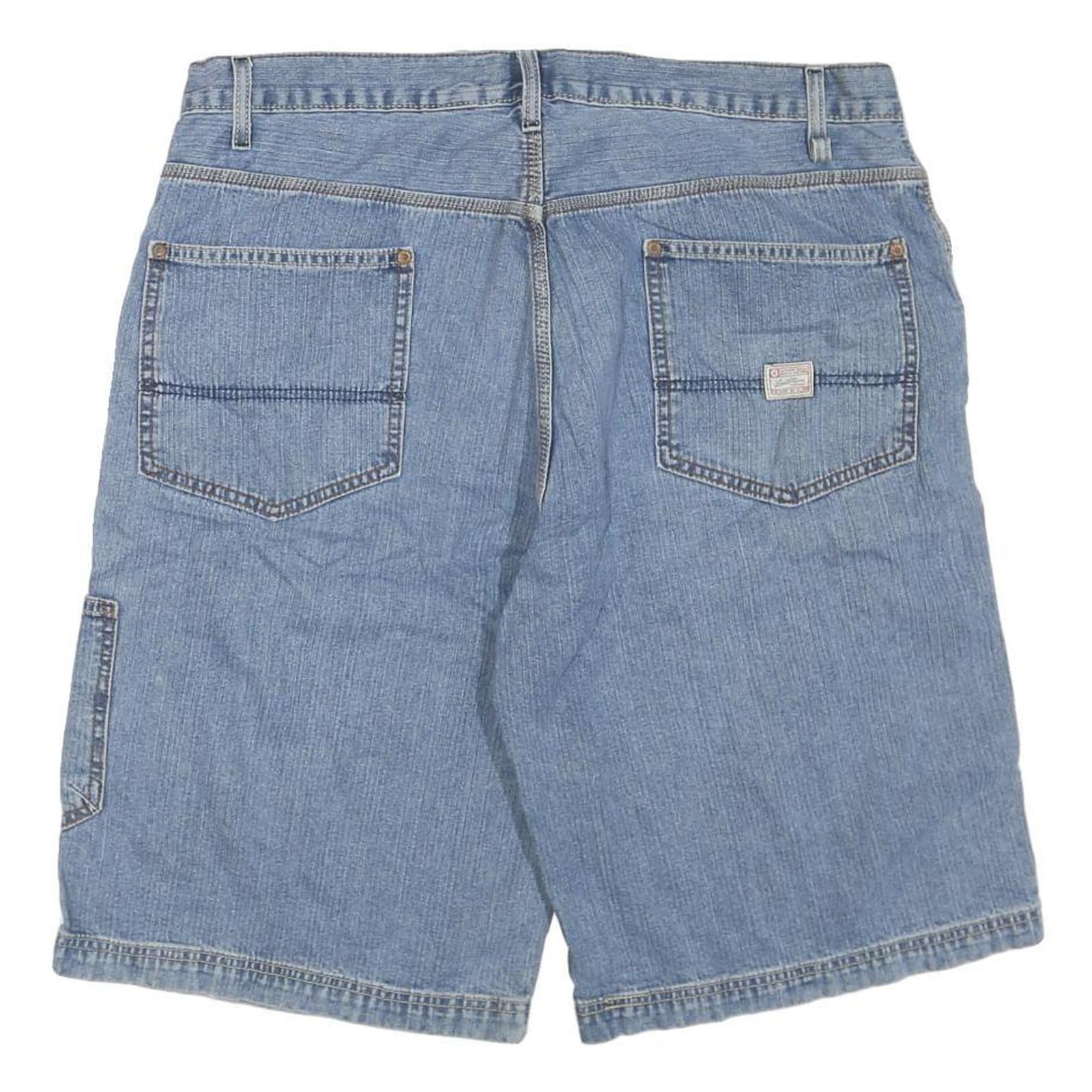 LEVI'S Mens Denim Shorts Light Blue XL W40 Casual Cotton Blend Classic Fit