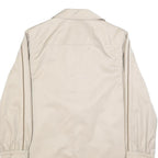 F & S MODELL Womens Beige Cotton Blend Button Jacket M Casual Lightweight