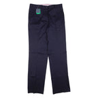 LANDS END Womens Trousers Blue Regular Straight W32 L33