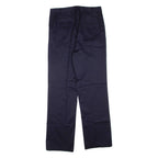 LANDS END Womens Trousers Blue Regular Straight W32 L33