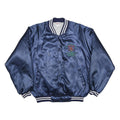 HARTWELL SPORTS Mens Blue Synthetic Button Jacket XL Satin Baseball NABA