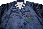 HARTWELL SPORTS Mens Blue Synthetic Button Jacket XL Satin Baseball NABA