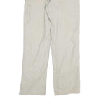 CARHARTT Mens Relaxed Beige Cotton Blend Trousers W34 L31 Utility Casual