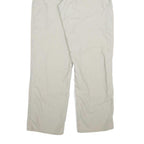 CARHARTT Mens Relaxed Beige Cotton Blend Trousers W34 L31 Utility Casual