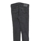 LEVI'S 519 Mens Jeans Black Slim Skinny Denim Medium W30 L29 Classic Zip