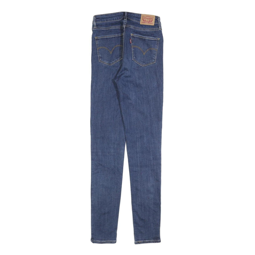 LEVI'S 721 Womens Jeans Blue Slim Skinny Denim Medium W27 L32 Stretch Cotton