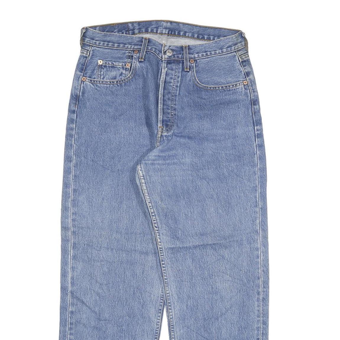 LEVI'S 519 Mens Jeans Blue Relaxed Tapered Denim Medium W30 L29 Zip Closure