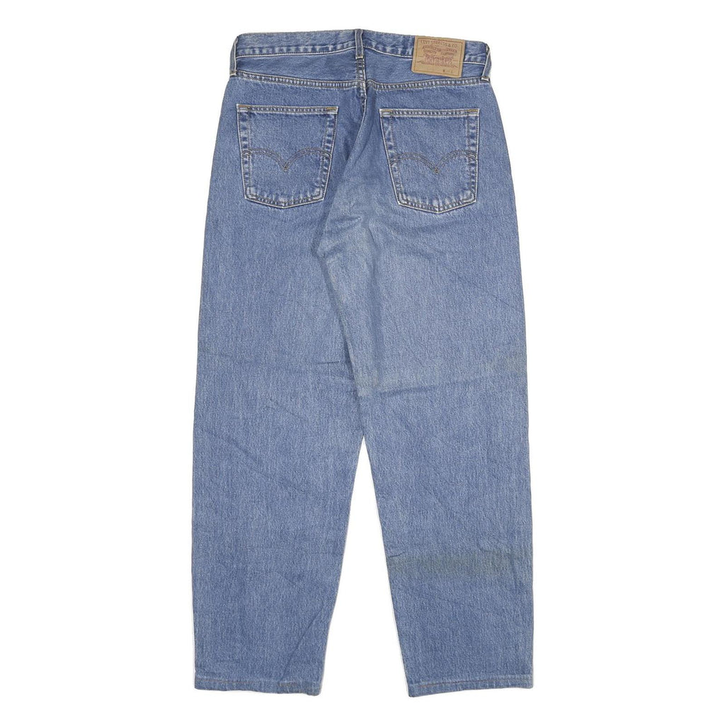 LEVI'S 519 Mens Jeans Blue Relaxed Tapered Denim Medium W30 L29 Zip Closure