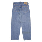 LEVI'S 519 Mens Jeans Blue Relaxed Tapered Denim Medium W30 L29 Zip Closure