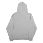 RUSSELL ATHLETIC Mens Grey AWG24 Logo Pullover Hoodie L Casual Cotton Sweatshirt