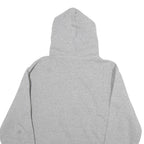 RUSSELL ATHLETIC Mens Grey AWG24 Logo Pullover Hoodie L Casual Cotton Sweatshirt