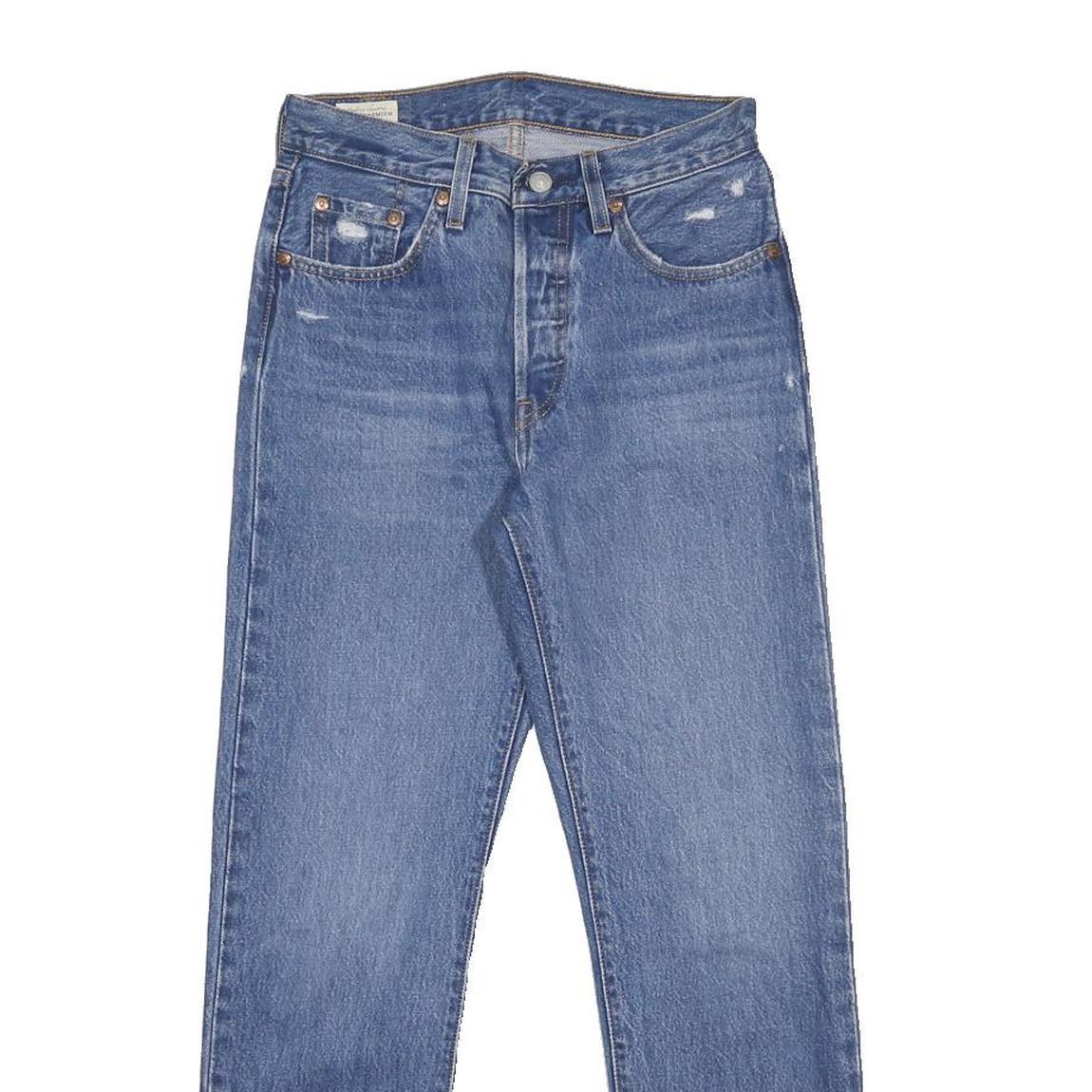 LEVI'S 501 BIG E Womens Jeans Blue Regular Straight Denim Medium W24 L28 Vintage