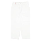 Khaki Womens Trousers Cream Regular Straight W34 L30