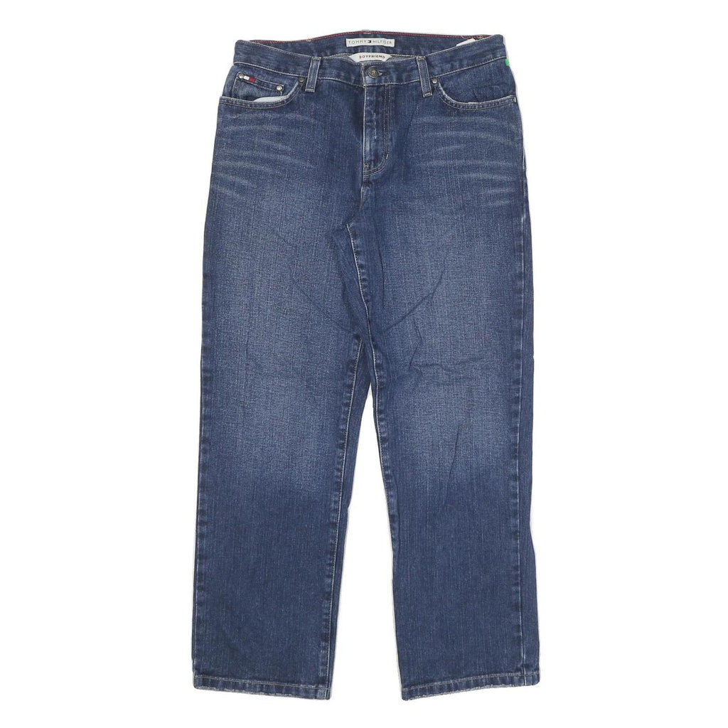 TOMMY HILFIGER Womens Jeans Blue Regular Boyfriend Denim Medium W30 L28 Classic