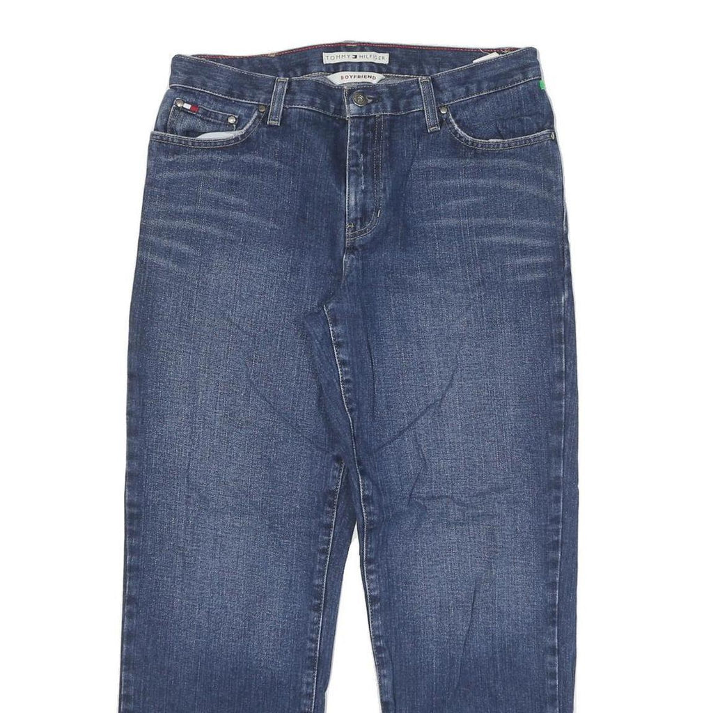 TOMMY HILFIGER Womens Jeans Blue Regular Boyfriend Denim Medium W30 L28 Classic