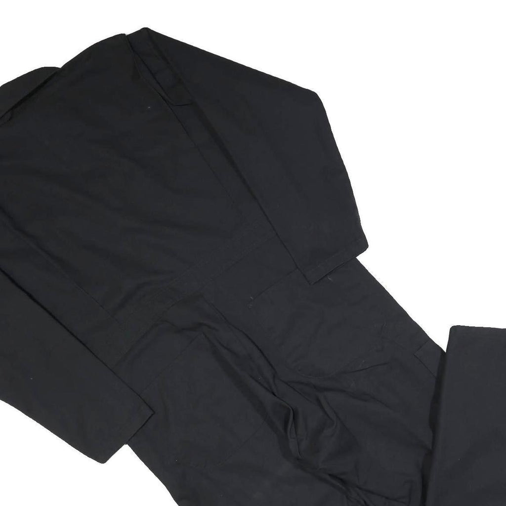 RED KAP Mens Black Dungarees Regular Cotton Blend Size L W40 L30 Workwear Fit