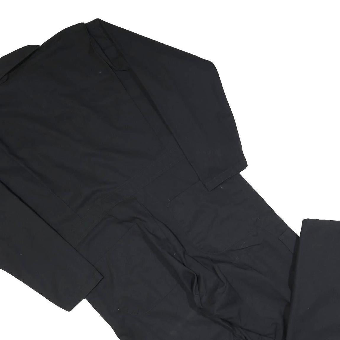 RED KAP Mens Black Dungarees Regular Cotton Blend Size L W40 L30 Workwear Fit