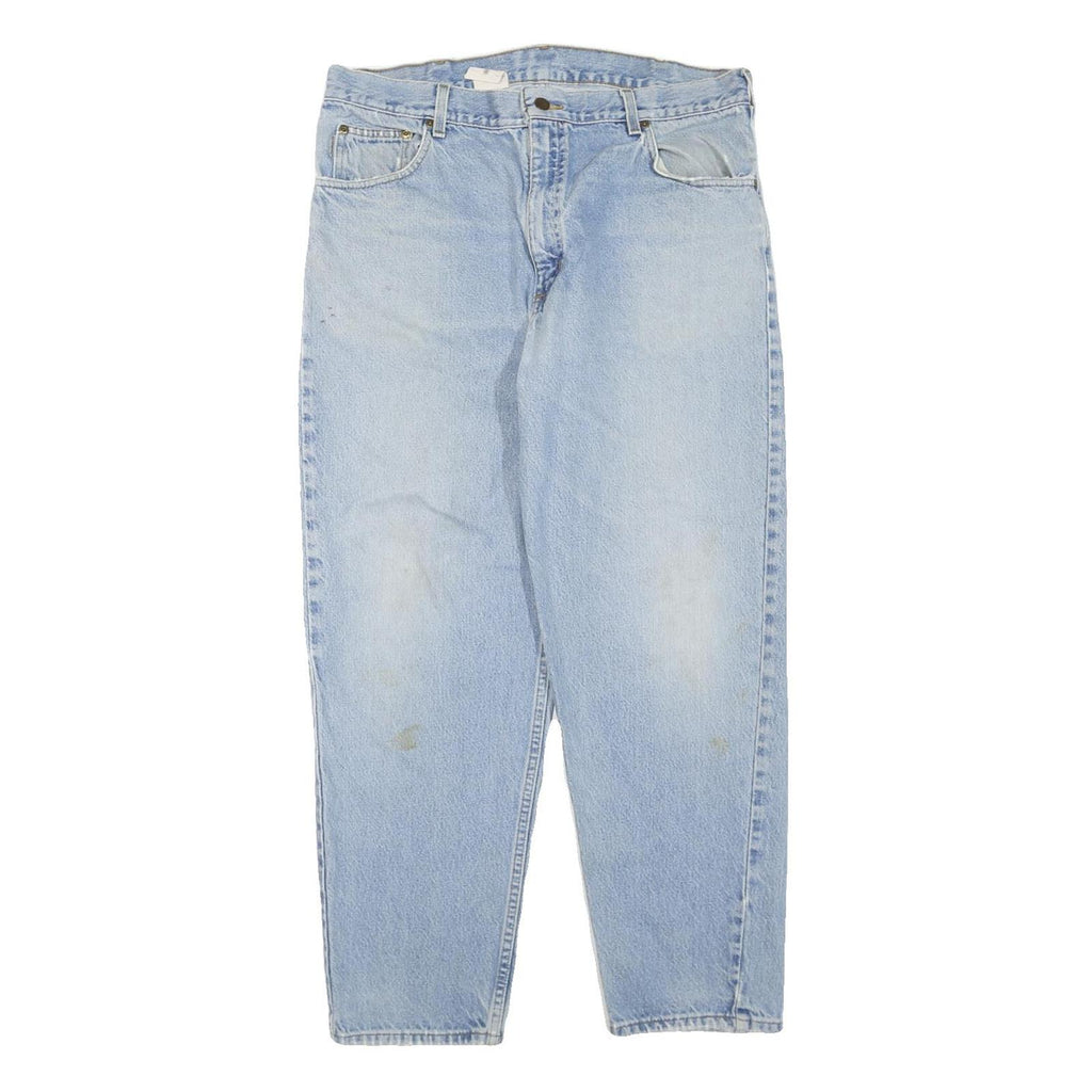 CARHARTT Womens Regular Fit Light Blue Denim Jeans W36 L30 Classic Cotton Blend