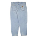 CARHARTT Womens Regular Fit Light Blue Denim Jeans W36 L30 Classic Cotton Blend