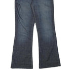 LEVI'S Womens Blue Regular Flared Denim Medium W28 L27 Jeans Cotton Blend Zip