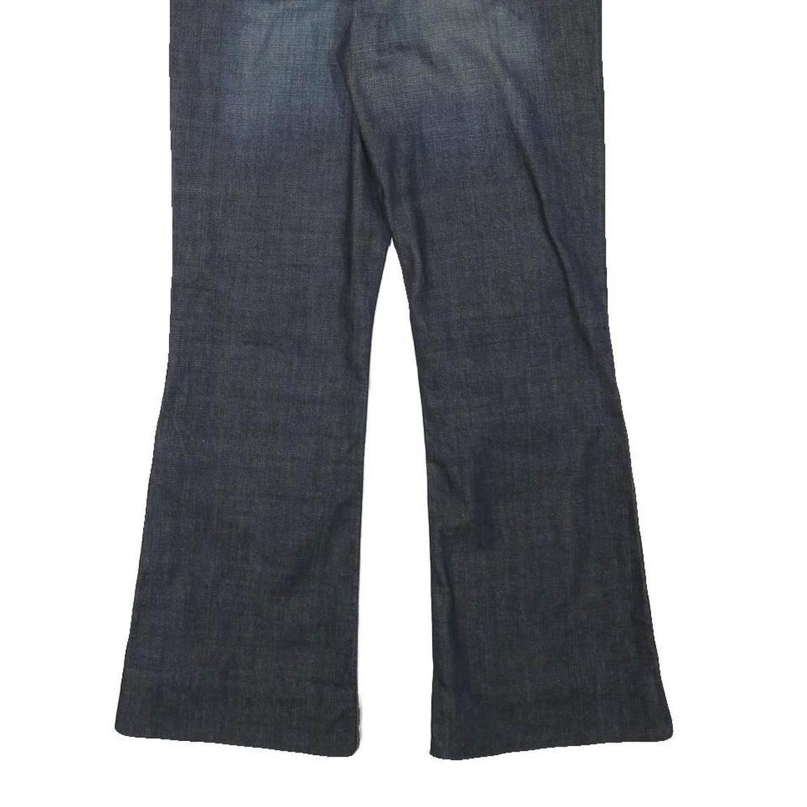 LEVI'S Womens Blue Regular Flared Denim Medium W28 L27 Jeans Cotton Blend Zip