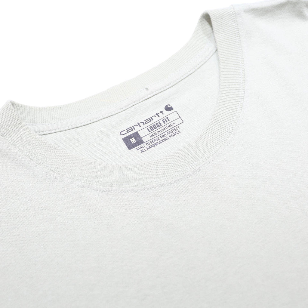 CARHARTT Mens Cream Pocket T-Shirt M Short Sleeve Crew Neck Classic Cotton