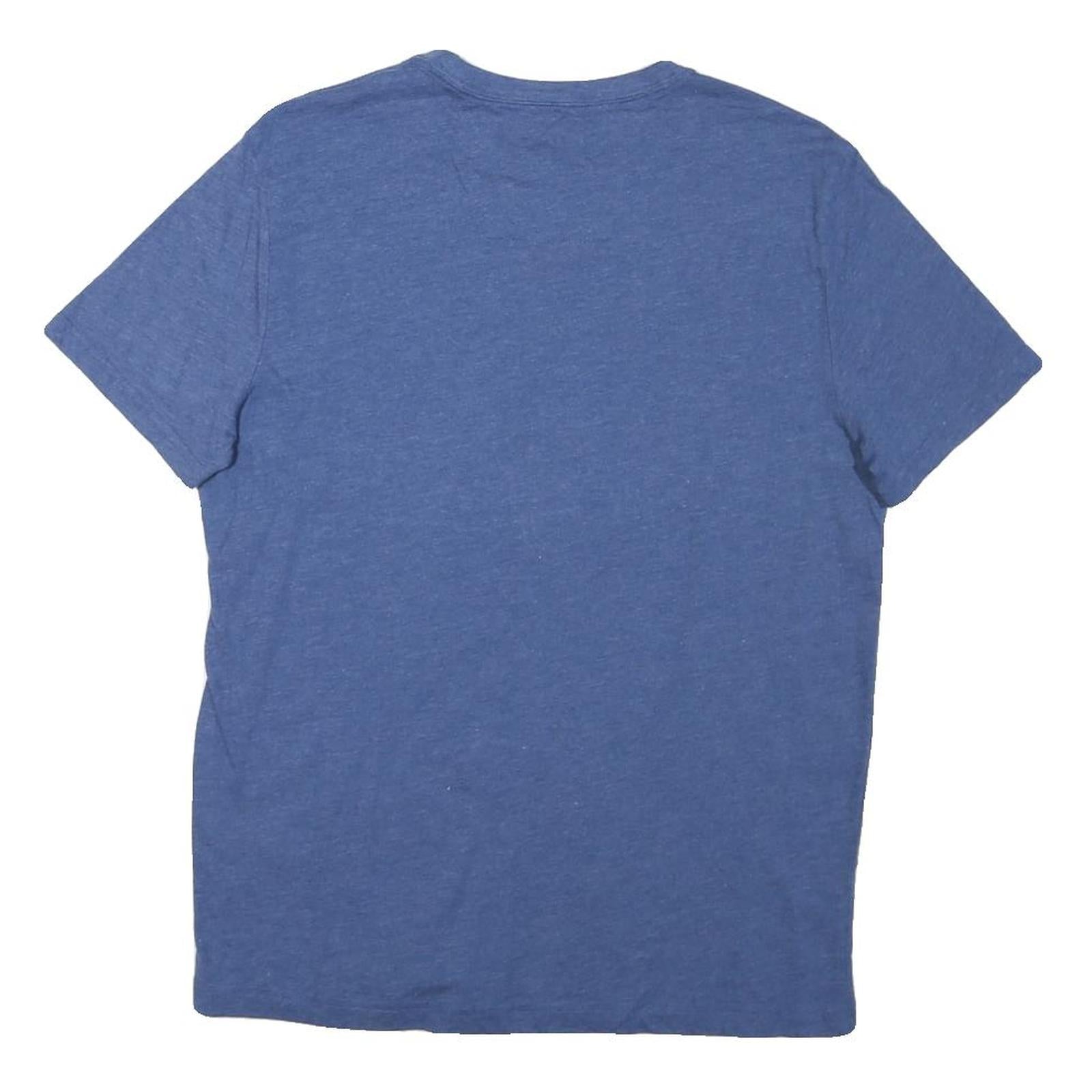 NAUTICA Mens Blue S T-Shirt Short Sleeve Crew Neck Cotton Blend Classic Fit