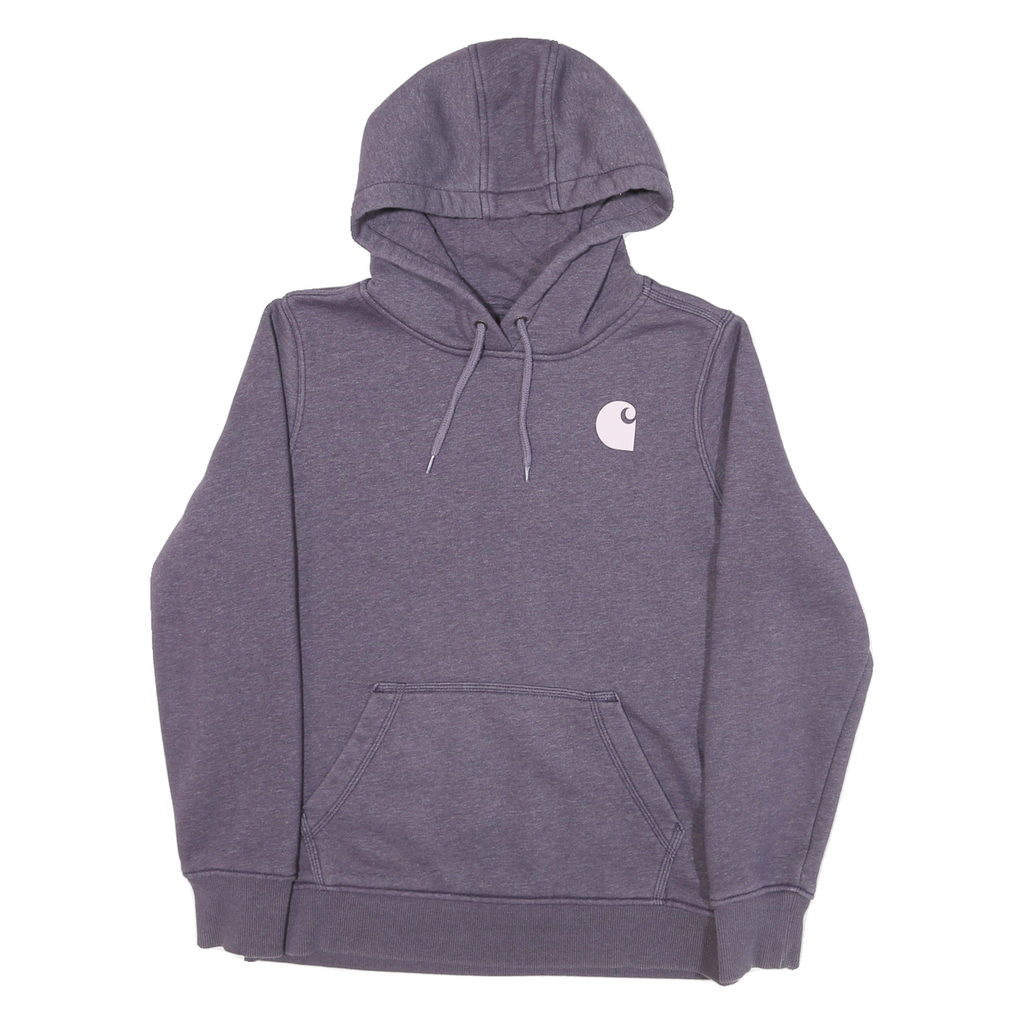 CARHARTT Womens Purple Hoodie M Cotton Blend Casual Pullover Sweatshirt
