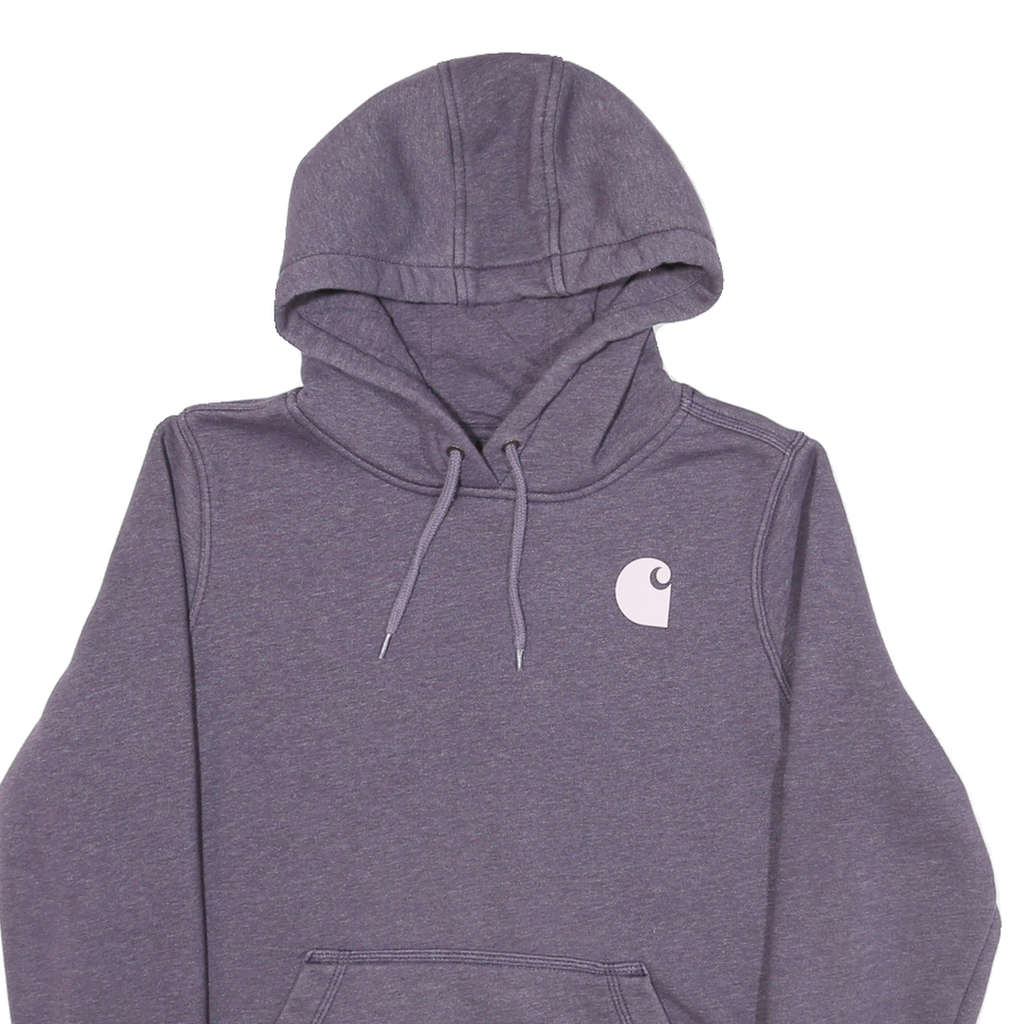 CARHARTT Womens Purple Hoodie M Cotton Blend Casual Pullover Sweatshirt