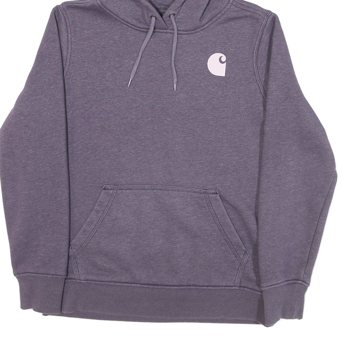 CARHARTT Womens Purple Hoodie M Cotton Blend Casual Pullover Sweatshirt