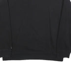DKNY Womens Black Cotton Blend Crew Neck L Sweatshirt DKNY SPORT Logo