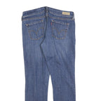 LEVI'S Womens Blue Regular Straight Denim Jeans W30 L28 Classic Cotton Blend Zip